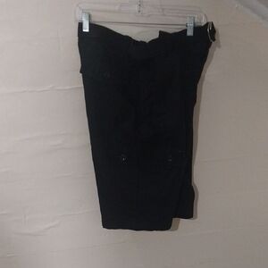 Men's Black Cargo Shorts